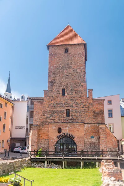 Bytow Polen Mei 2021 Gotische Toren Het Centrum Van Bytow — Stockfoto