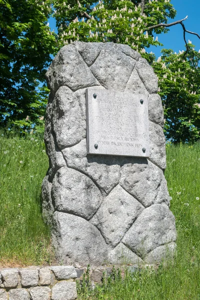 Bytow Poland May 2021 Monument Tribute Soviet Soldiers Taking Part — Foto de Stock