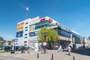 Szczecinek, Poland - May 31, 2021: Galeria Nova shopping mall.