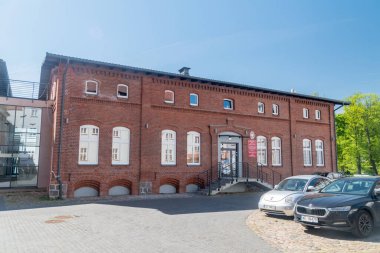 Szczecinek, Poland - May 31, 2021: Dormitory No. 2 in Szczecinek.