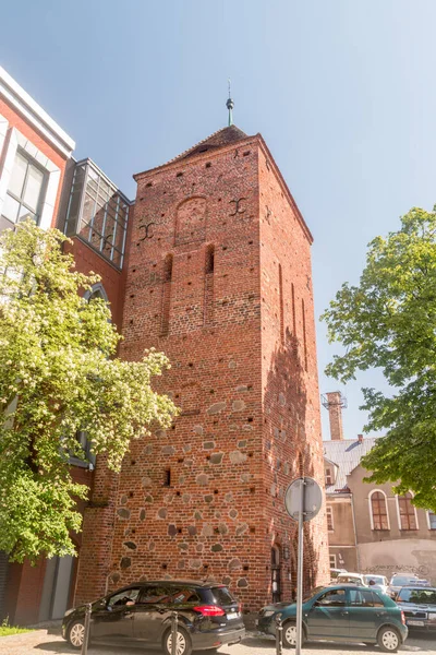 Stettin Polen Mai 2021 Nikolausturm — Stockfoto