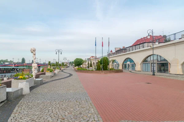 Gorzow Wielkopolski Polen Juni 2021 Promenade Der Warthe — Stockfoto