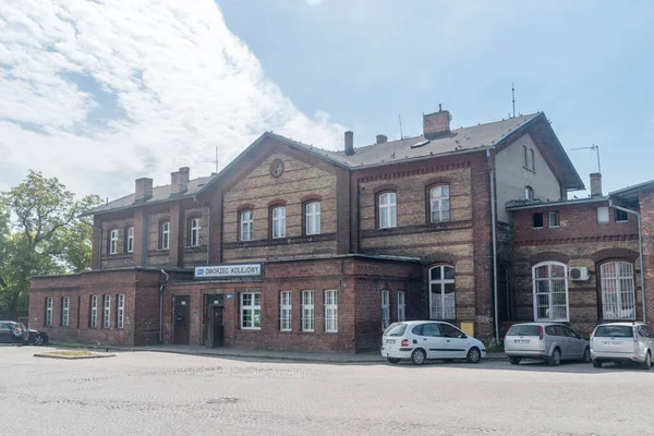 Swiebodzin Pologne Juin 2021 Bâtiment Gare Swiebodzin — Photo