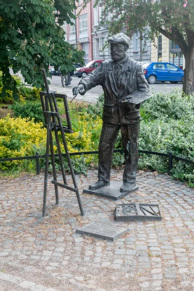 Gorzow Wielkopolski Polonia Giugno 2021 Monumento Ernest Hensler — Foto Stock