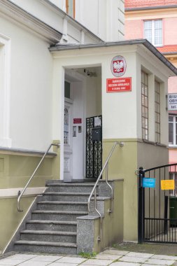 Zielona Gora, Polonya - 1 Haziran 2021: Yerel yönetim temyiz kurulu.
