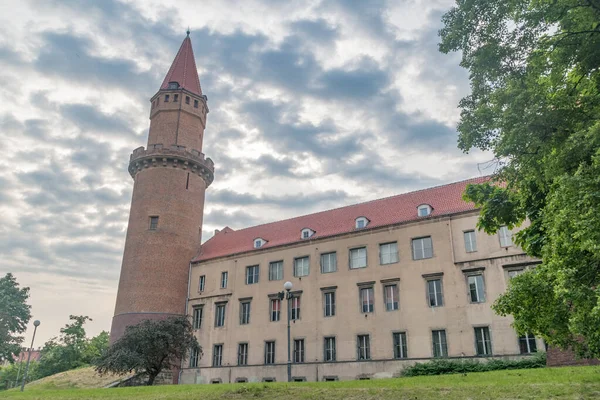 Legnica Lengyelország Június 2021 Esti Kilátás Középkori Gótikus Piast Castle — Stock Fotó