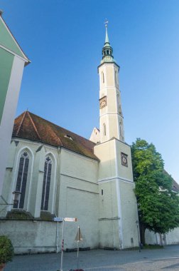 Gorlitz, Almanya - 2 Haziran 2021 Dreifaltigkeitskirche bir Protestan kilisesi..