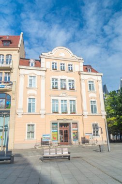 Gorlitz, Almanya - 2 Haziran 2021: Doğal Tarih Müzesi.