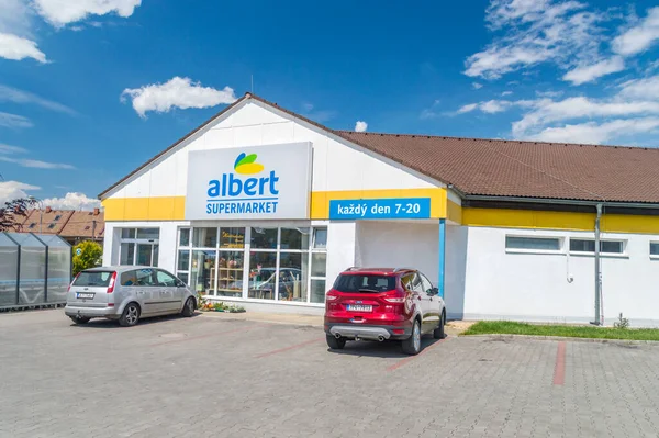 Hradek Nad Nisou República Checa Junio 2021 Albert Supermarket Albert — Foto de Stock