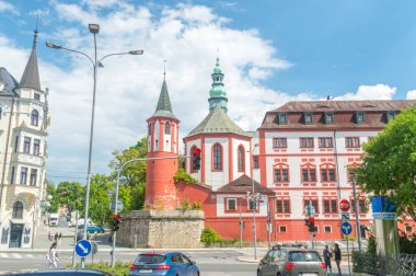 Liberec, Çek Cumhuriyeti - 2 Haziran 2021: Liberec Kalesi.