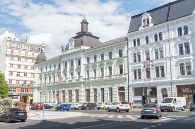 Liberec, Çek Cumhuriyeti - 2 Haziran 2021: Çek Postanesi.