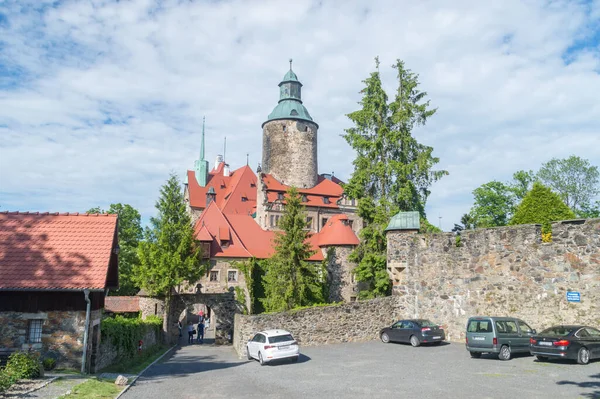 Lesna Poland June 2021 Medieval Czocha Castle Lower Silesian Voivodeship — Stock Photo, Image