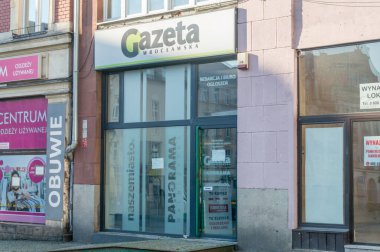 Walbrzych, Poland - June 3, 2021: The office of Gazeta Wroclawska.
