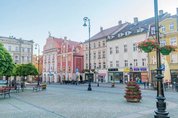 Walbrzych Polen Juni 2021 Marktplatz Walbrzych — Stockfoto