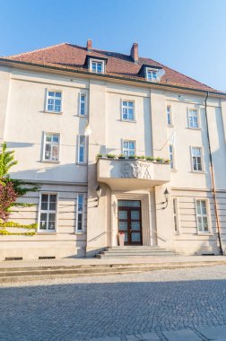 Opole, Polonya - 4 Haziran 2021: Opole Piskoposluğu Curia.