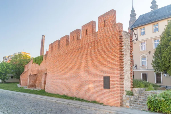 Historische Verdedigingsmuur Opole Polen — Stockfoto
