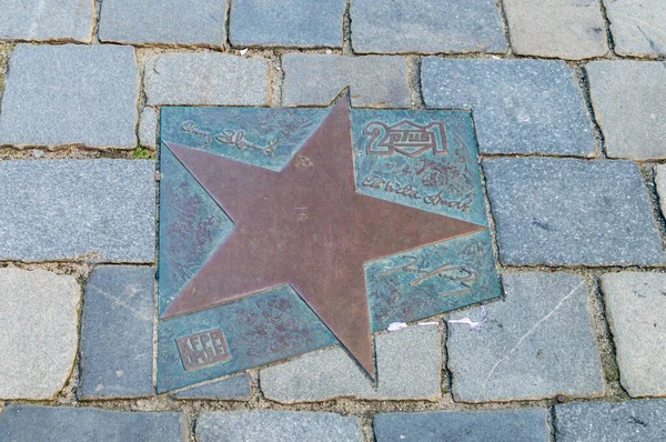 Opole Πολωνία Ιουνίου 2021 Αστέρι Του Στο Walk Fame Στο — Φωτογραφία Αρχείου
