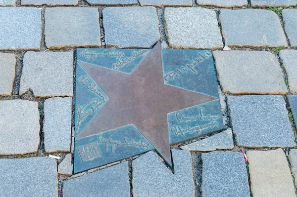 Opole Πολωνία Ιουνίου 2021 Αστέρι Του Filipinki Στο Walk Fame — Φωτογραφία Αρχείου