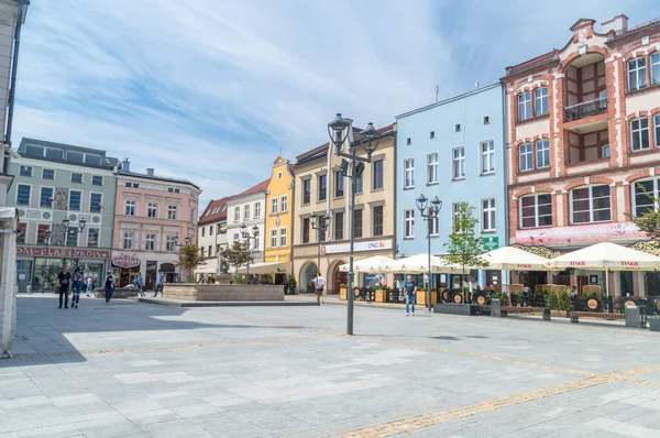 Gliwice Polsko Června 2021 Tržní Náměstí Gliwicích — Stock fotografie