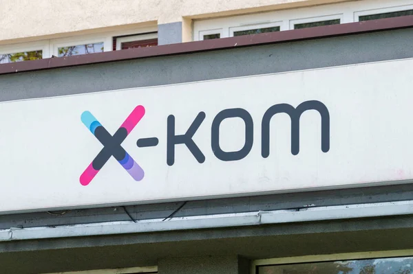 Gliwice Polen Juni 2021 Logo Teken Van Kom Store — Stockfoto