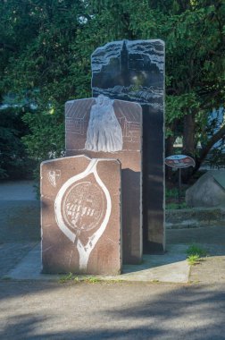 Opole, Polonya - 4 Haziran 2021: Ostrowek Kasabasının Görselleştirilmesi.