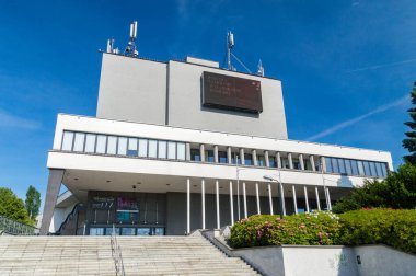 Rybnik, Polonya - 4 Haziran 2021: Rybnik Bölgesi Tiyatrosu.