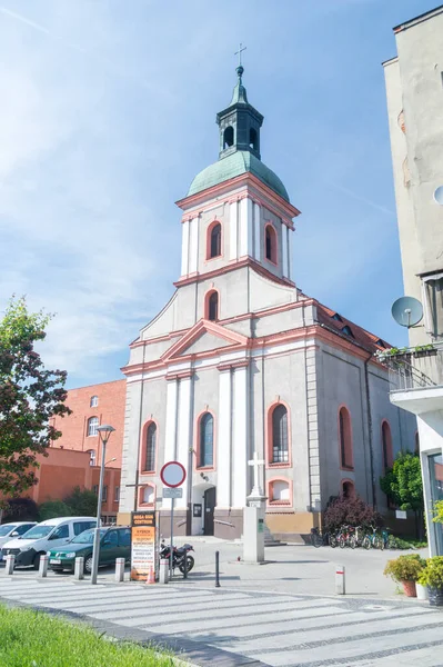 2021年6月4日ポーランド リュブニク 悲しみの聖母教会 ポーランド語 Kosciol Matki Boskiej Bellnej — ストック写真