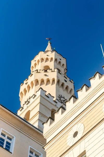 Rathaussturm Bei Blauem Himmel Oppeln Polen — Stockfoto