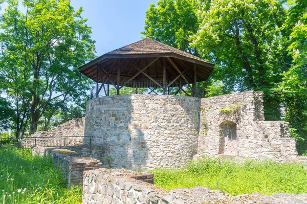 Toren Van Ultieme Verdediging Bekend Als Oude Wieza Ostatecznej Obrony — Stockfoto