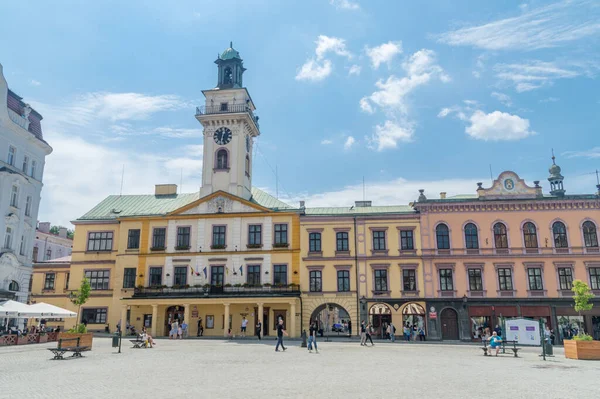 Cieszyn Polsko Června 2021 Historická Radnice Cieszynu — Stock fotografie