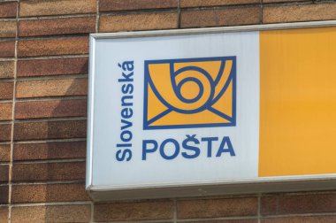 Zilina, Slovakya - 5 Haziran 2021: Slovakya Amblemi.