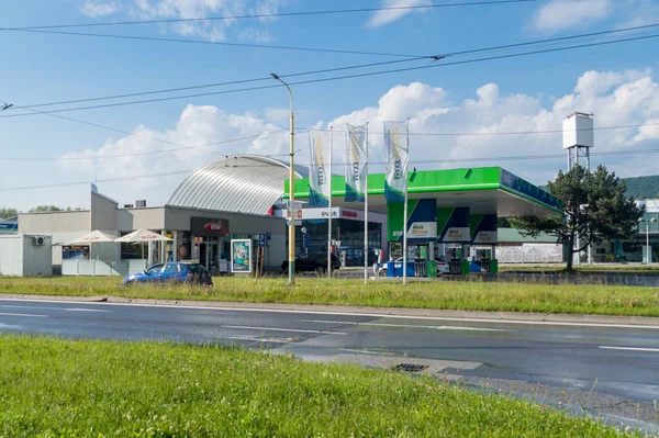 Zilina Eslováquia Junho 2021 Posto Gasolina Omv Omv Uma Multinacional — Fotografia de Stock