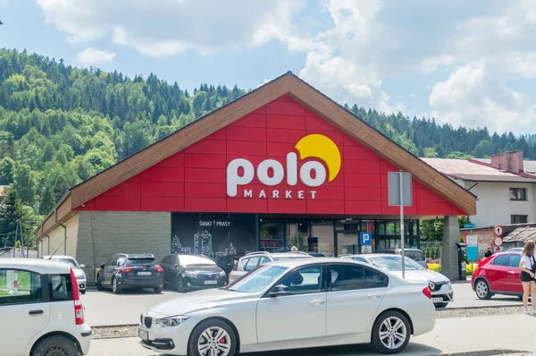Szczyrk Polonia Junio 2021 Tienda Descuento Polaca Polo Market — Foto de Stock
