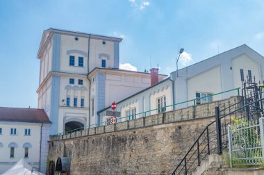 Zywiec, Polonya - 6 Haziran 2021: Zywiec Bira Fabrikası Müzesi.