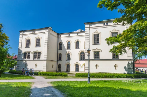 Zywiec Lengyelország 2021 Június Régi Kastély Habsburgok Egykori Rezidenciája Városi — Stock Fotó