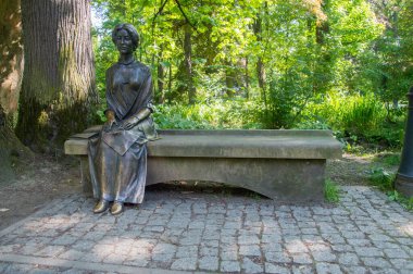 Zywiec, Polonya - 6 Haziran 2021: Alicja Habsburg (Lehçe: Alicja Elzbieta Ankarcrona).