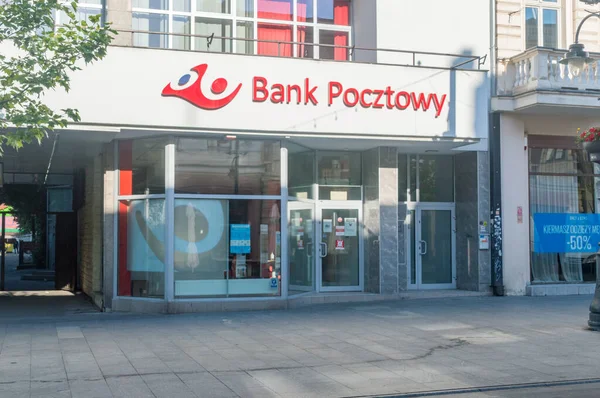 Lodz Polen Juni 2021 Bank Pocztowy Ist Eine Geschäftsbank Der — Stockfoto