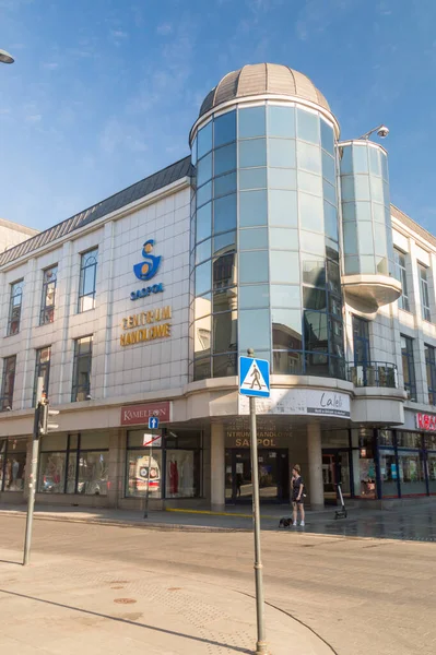 Lodz Polen Juni 2021 Winkelcentrum Sapol Aan Piotrkowska Street — Stockfoto