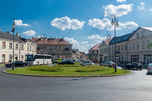 Radom Polonia Junio 2021 Rotonda Centro Radom Casimiro Iii Gran — Foto de Stock