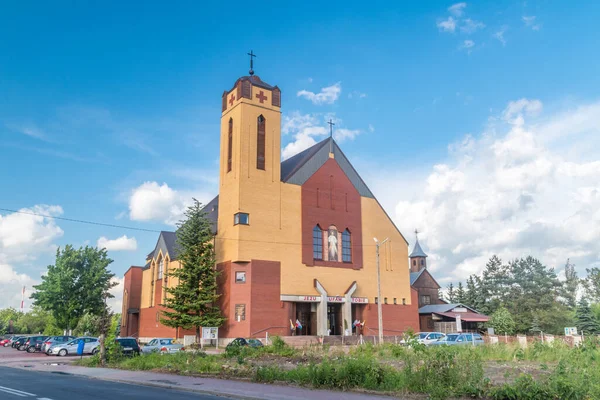 Deblin Polonya Haziran 2021 Merhametli Kilisesi Kosciol Chrystusa Milosiernego — Stok fotoğraf