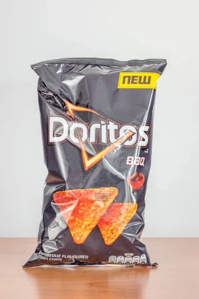 Pruszcz Gdanski Polen Juli 2021 Doritos Bbq Smakte Tortilla Chips – stockfoto