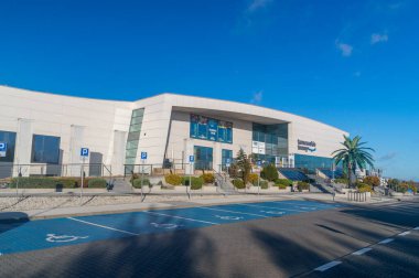 Tarnowo Podgorne, Polonya - 26 Ekim 2025: Tarnow termal banyoları (Tarnowskie termy).