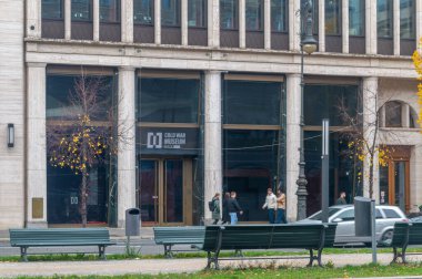 Berlin, Almanya - 2 Kasım 2025: Soğuk Savaş Müzesi.