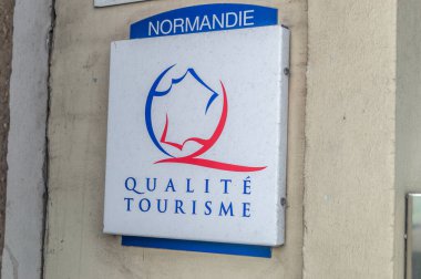 Le Havre, Fransa - 31 Ocak 2026: Normandie Qualite Turizmi Logosu.