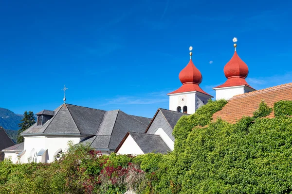 Kościół opactwa millstatt, austria — Zdjęcie stockowe