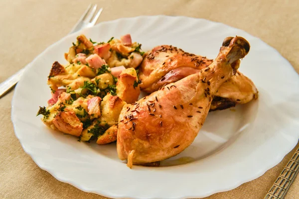 식품을 맛있는 닭고기 — 스톡 사진
