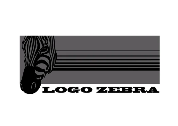 Logotipo cebra diseño — Archivo Imágenes Vectoriales