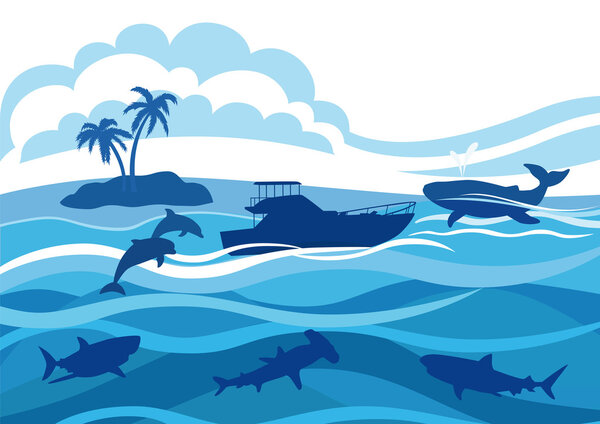 Путешествие на лодке
