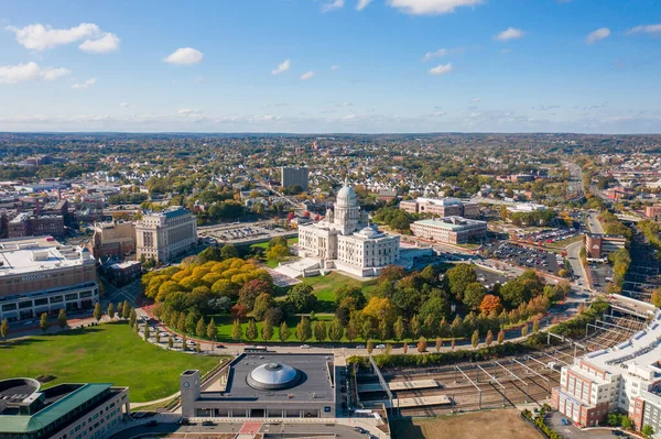 Providence October 21St 2020 Historic Rhode Island State House Its — Stock Photo, Image