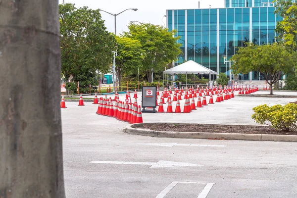 Miami Beach Abril 2021 Nomi Health Covid Walk Drive Testing — Foto de Stock